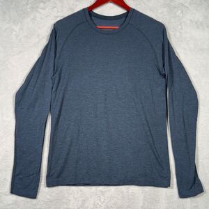 Lululemon Shirt Mens S Blue Long Sleeve Metal Vent‎ T Tee